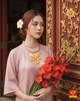 Kiềng cưới vàng ta (mã KC 32010)